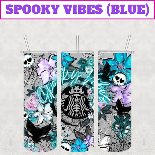 Spooky Vibes Stainless Steel Tumbler