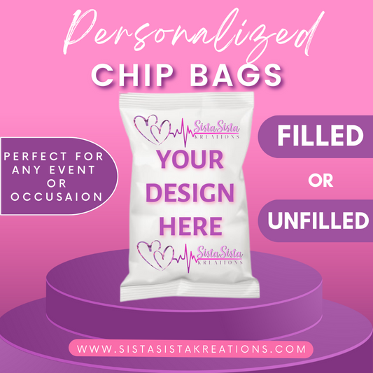 Personalized Chip Bags Party Favor