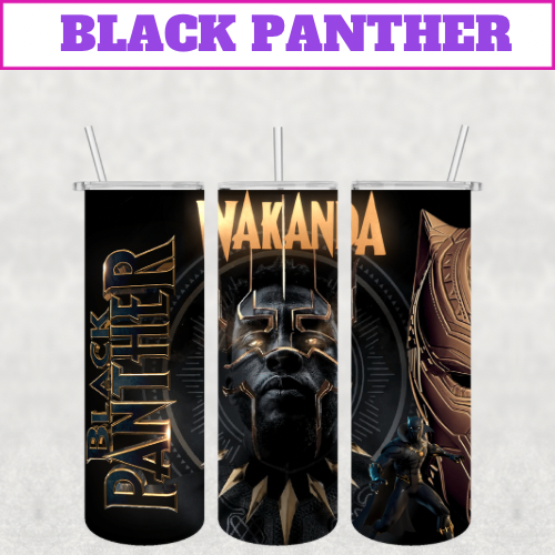 The Wakanda Black Panther Stainless Steel Tumbler