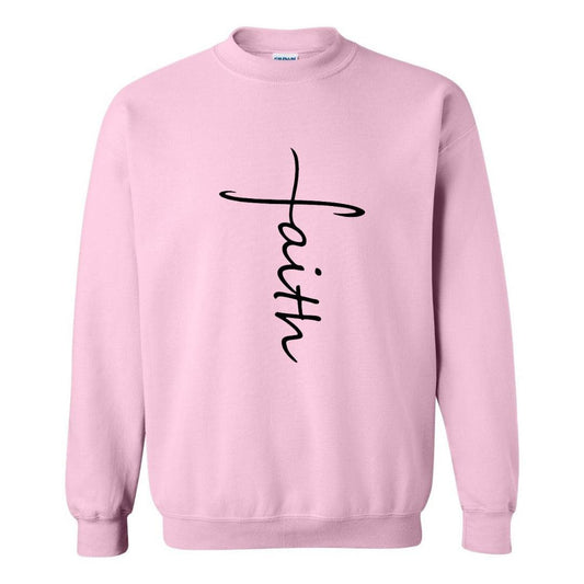 The “Hold onto faith” Sweatshirt - Sista Sista Kreations 