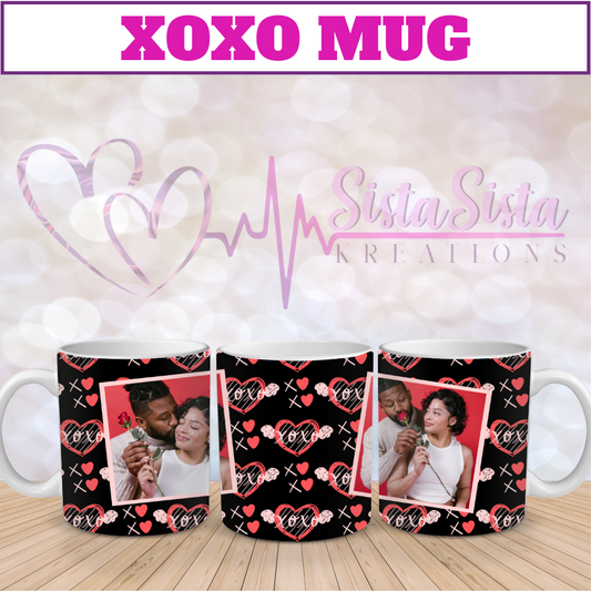 The "XOXO Mug" Personalized Coffee Mug add 2 Photos