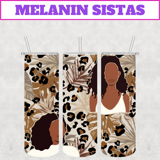 The Melanin Sistas Stainless Steel Tumbler