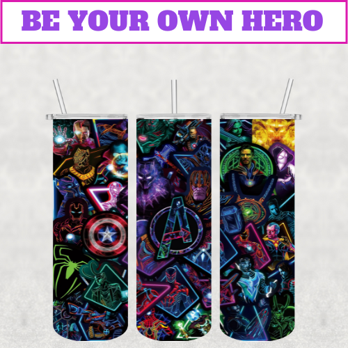 The Be Your Own Hero Stainless Steel Tumbler