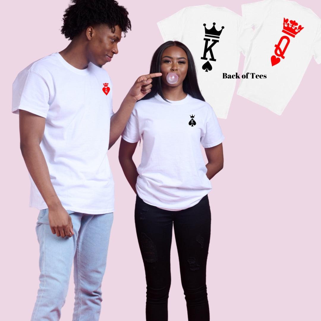 The “Queen to my King” Set Tee - Sista Sista Kreations 