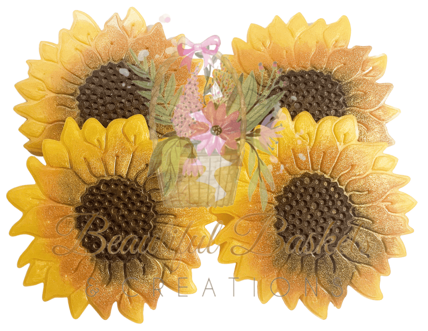 Sunflower Resin Coasters - Sista Sista Kreations 