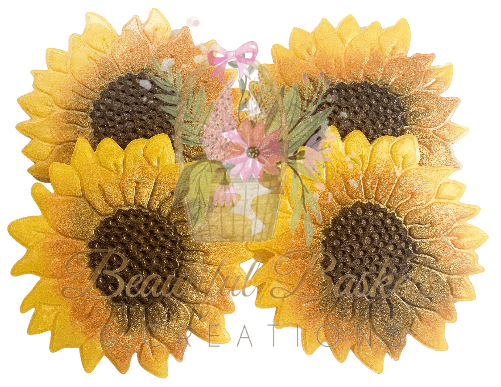 Sunflower Resin Coasters - Sista Sista Kreations 